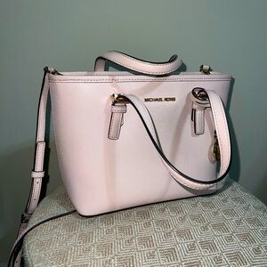 Pink Michael Kors cross body/ hand bag